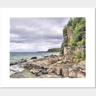 Niagara Escarpment - Bruce Peninsula, Ontario, Canada Posters and Art